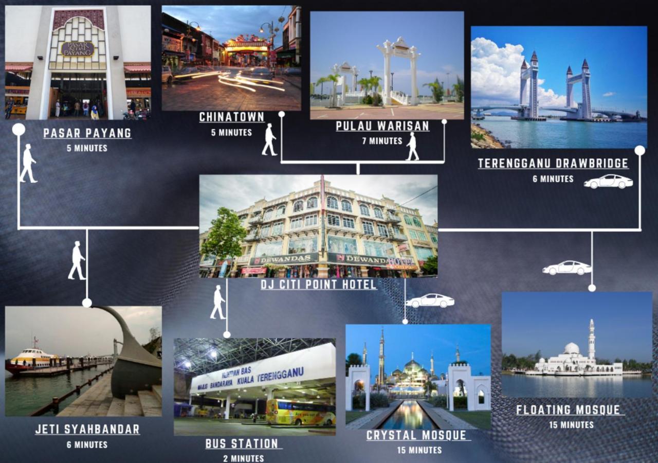 Dj Citi Point Hotel Kuala Terengganu Exterior foto